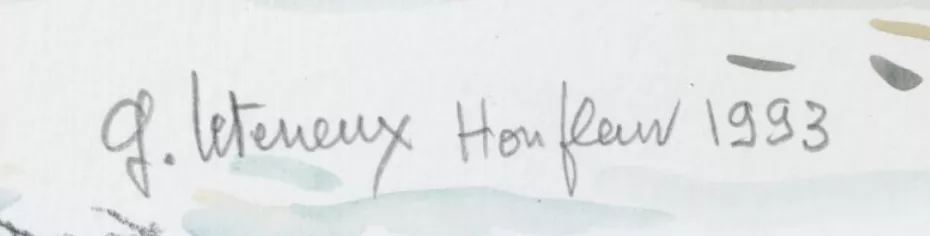 Signature de Gervais Leterreux