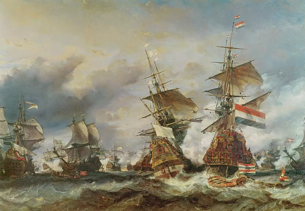 Isabey, La bataille de Texel, huile sur toile
