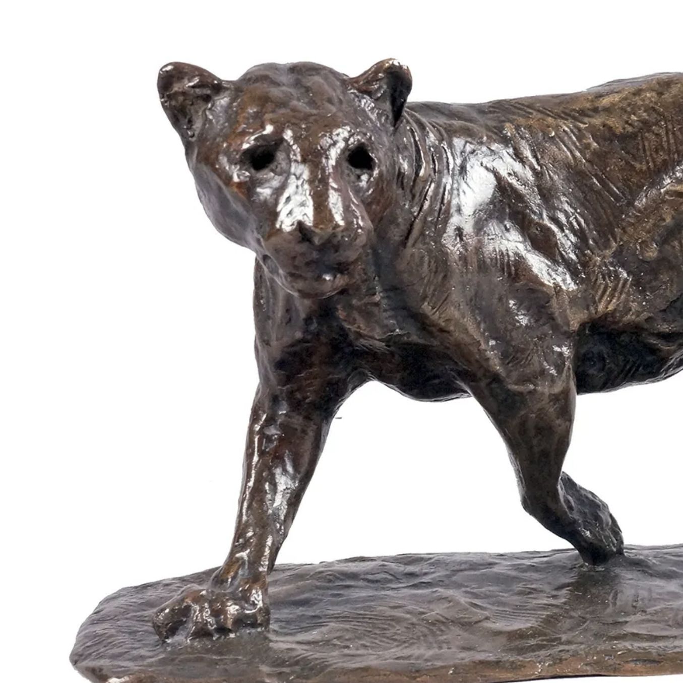 Roger Godchaux, bronze à patine brune