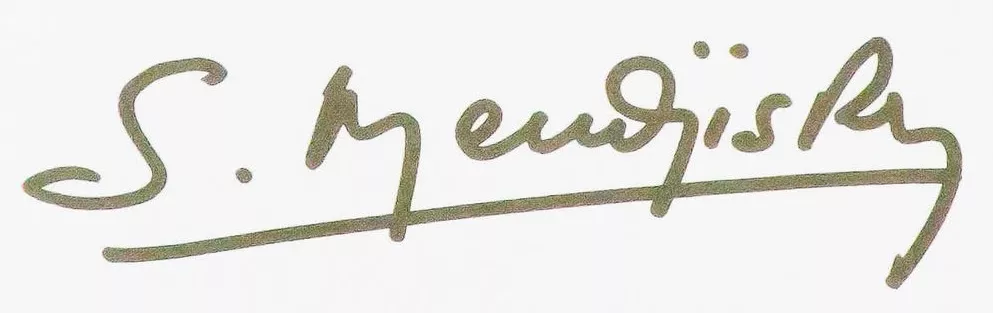 Signature de Serge Mendjisky