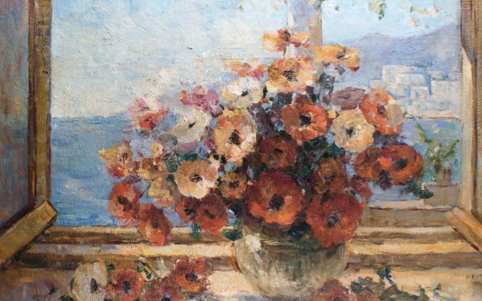 Lapchine, huile sur toile