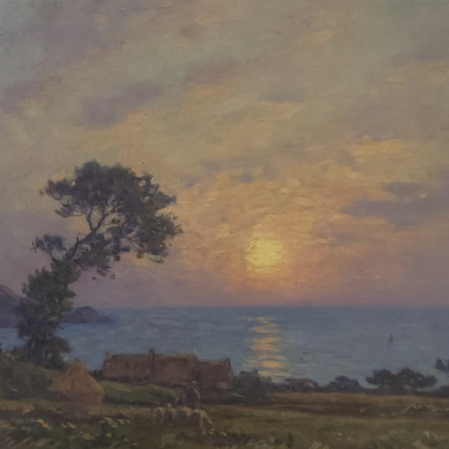 Victor Brugairolles, huile sur toile