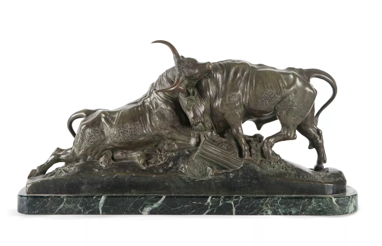Auguste Cl&eacute;singer, &eacute;preuve en bronze