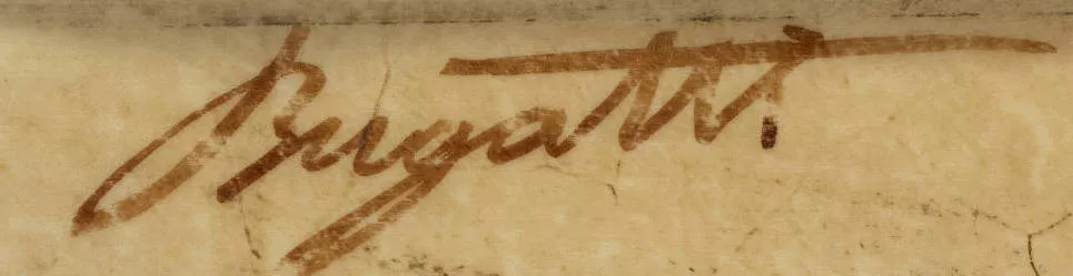Signature de Carlo Bugatti