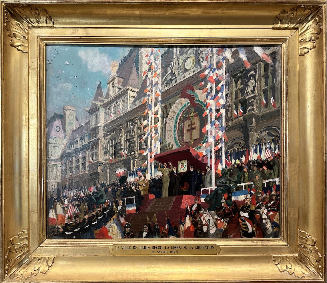 André Lagrange, La ville de Paris reçoit la croix de la Libération