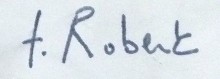 Signature de Dom Robert