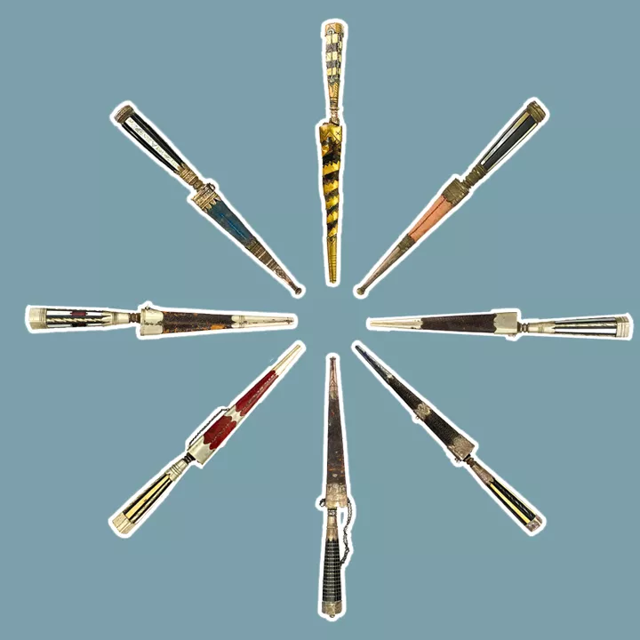 Ensemble de stylets corses vendus aux ench&egrave;res