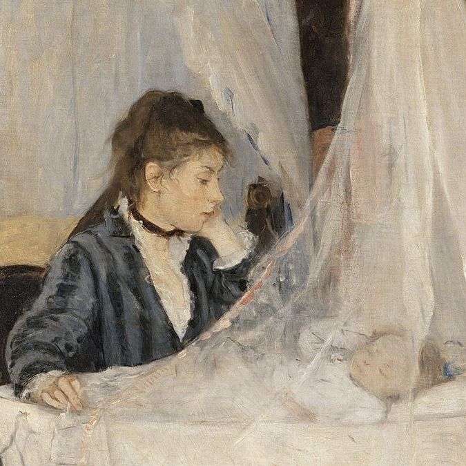 Berthe Morisot, le berceau, huile sur toile