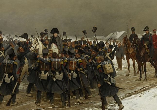 Georges Hyon, Le retour de l'île d'Elbe, huile sur toile