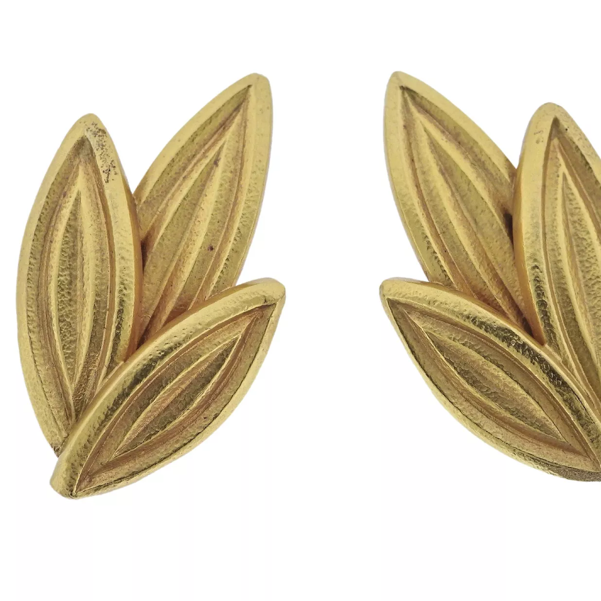Lalaounis, clips d'oreille en or jaune