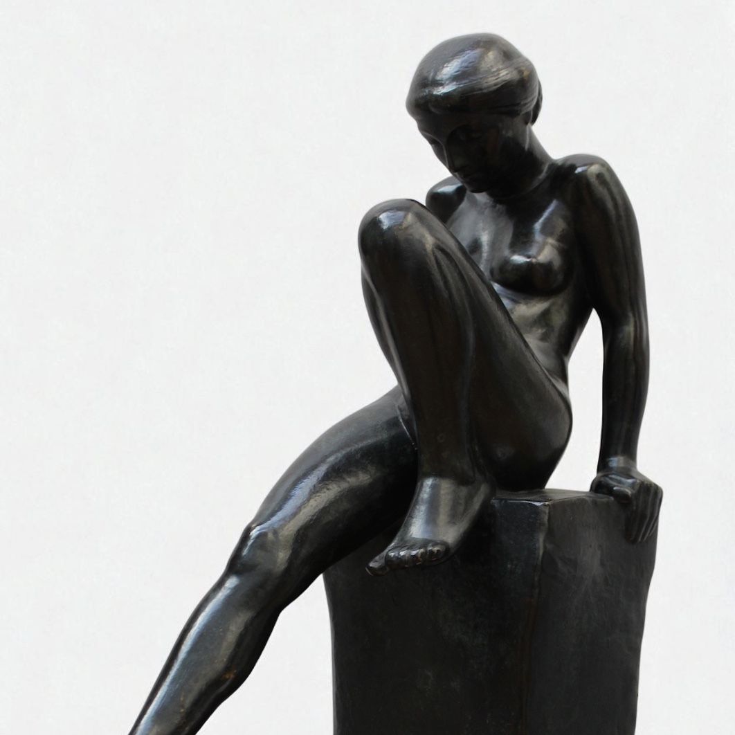 Jane Poupelet, sculpture en bronze
