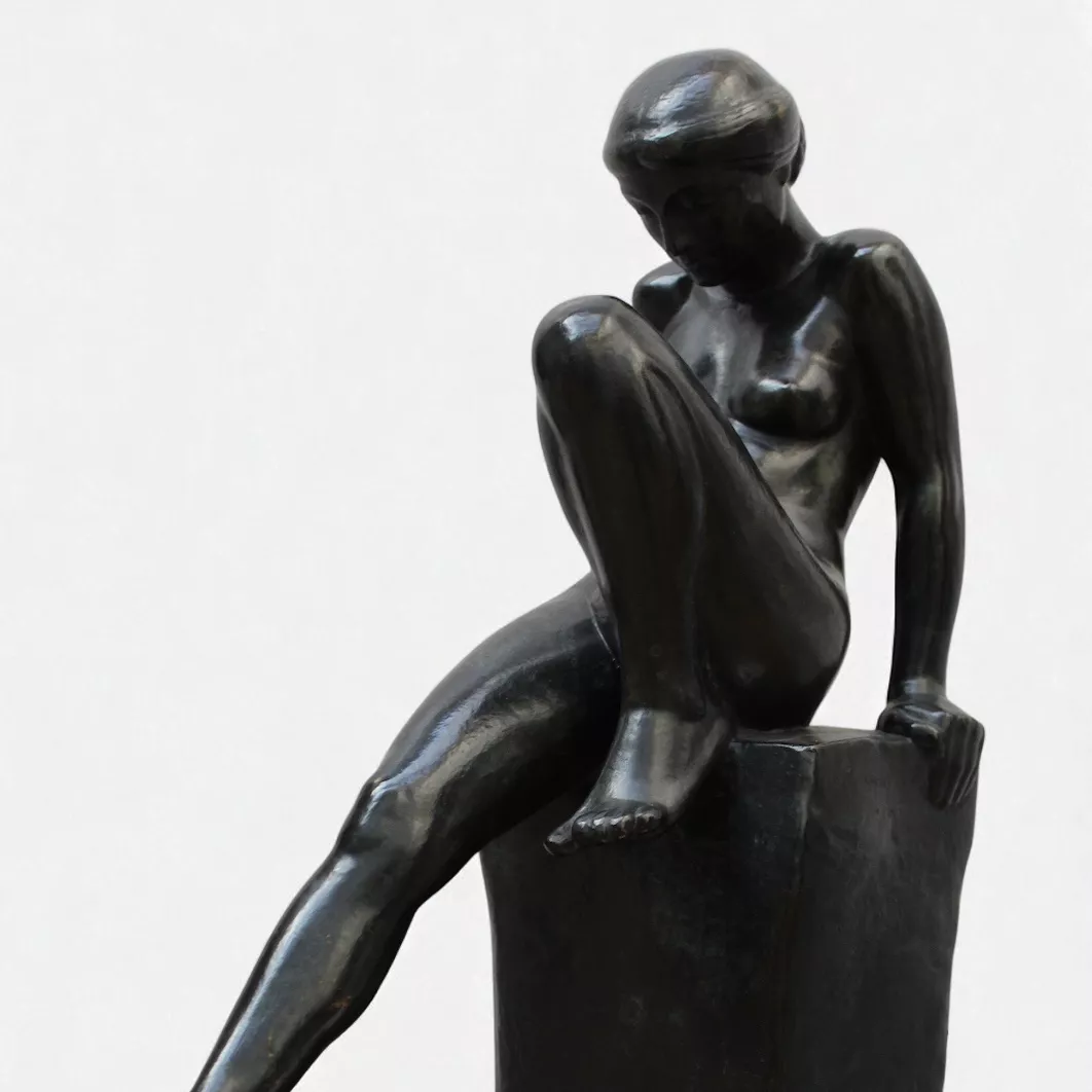 Jane Poupelet, sculpture en bronze