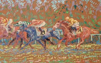 Mendjisky, huile sur toile