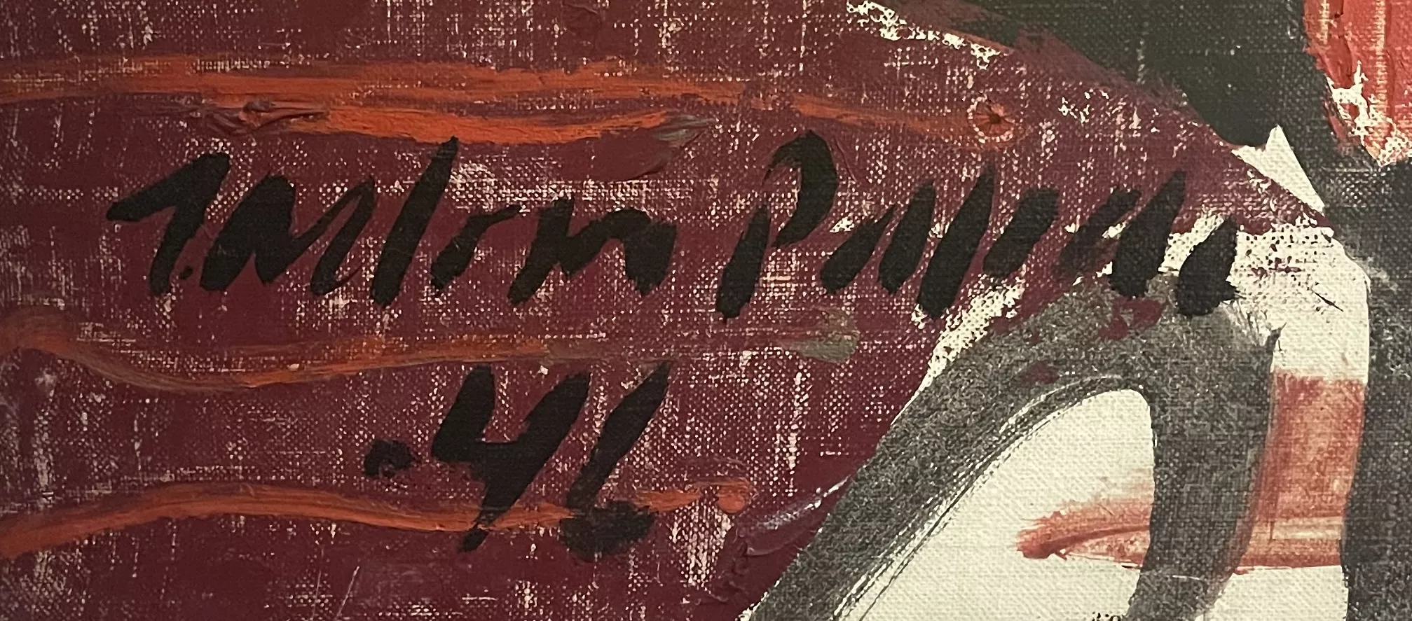 Signature de Jackson Pollock