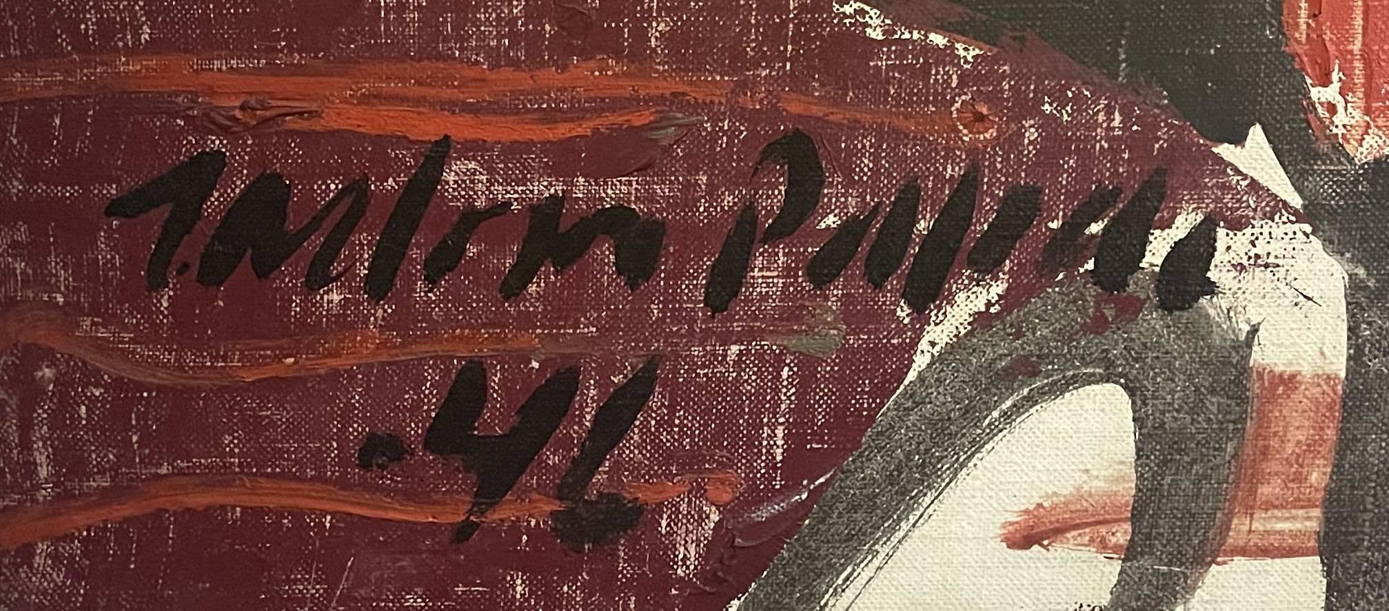 Signature de Jackson Pollock