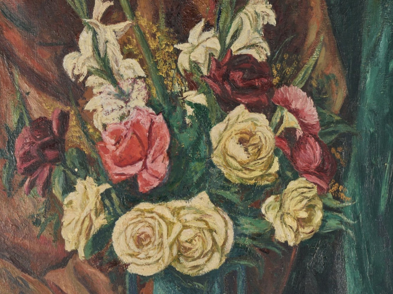 Simon Mondzain, huile sur toile