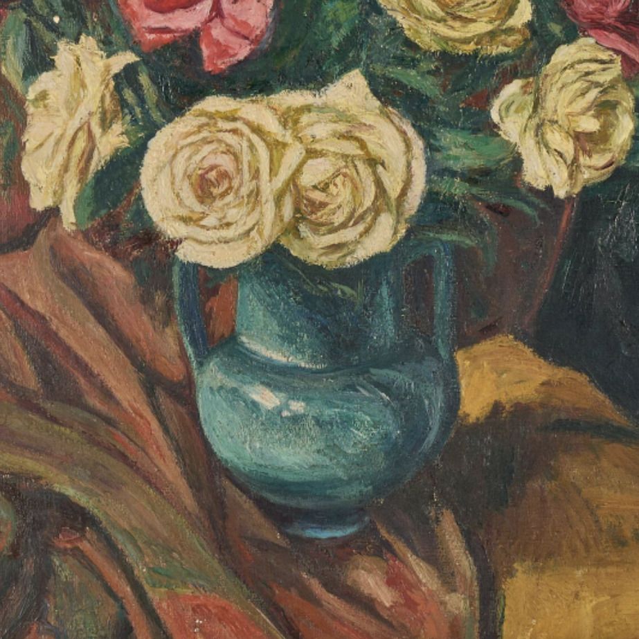 Simon Mondzain, huile sur toile