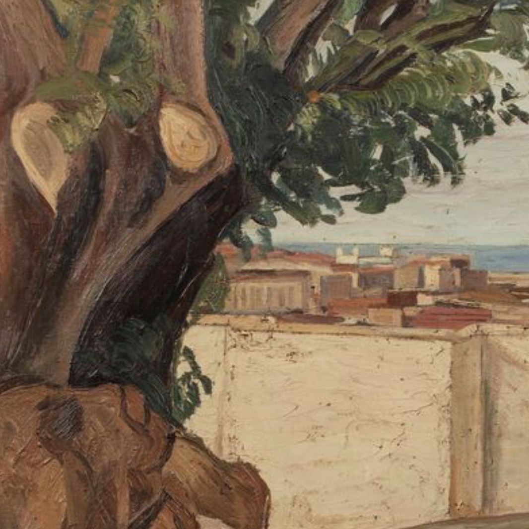 Simon Mondzain, huile sur toile