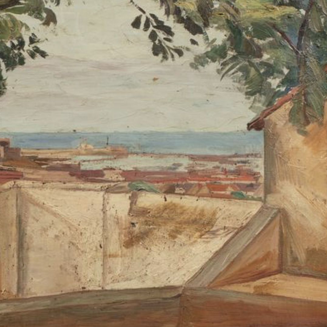 Simon Mondzain, huile sur toile