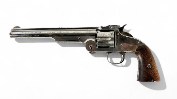 Revolver Smith Wesson N°3 Russian “single action”. Système à brisure et simple action.