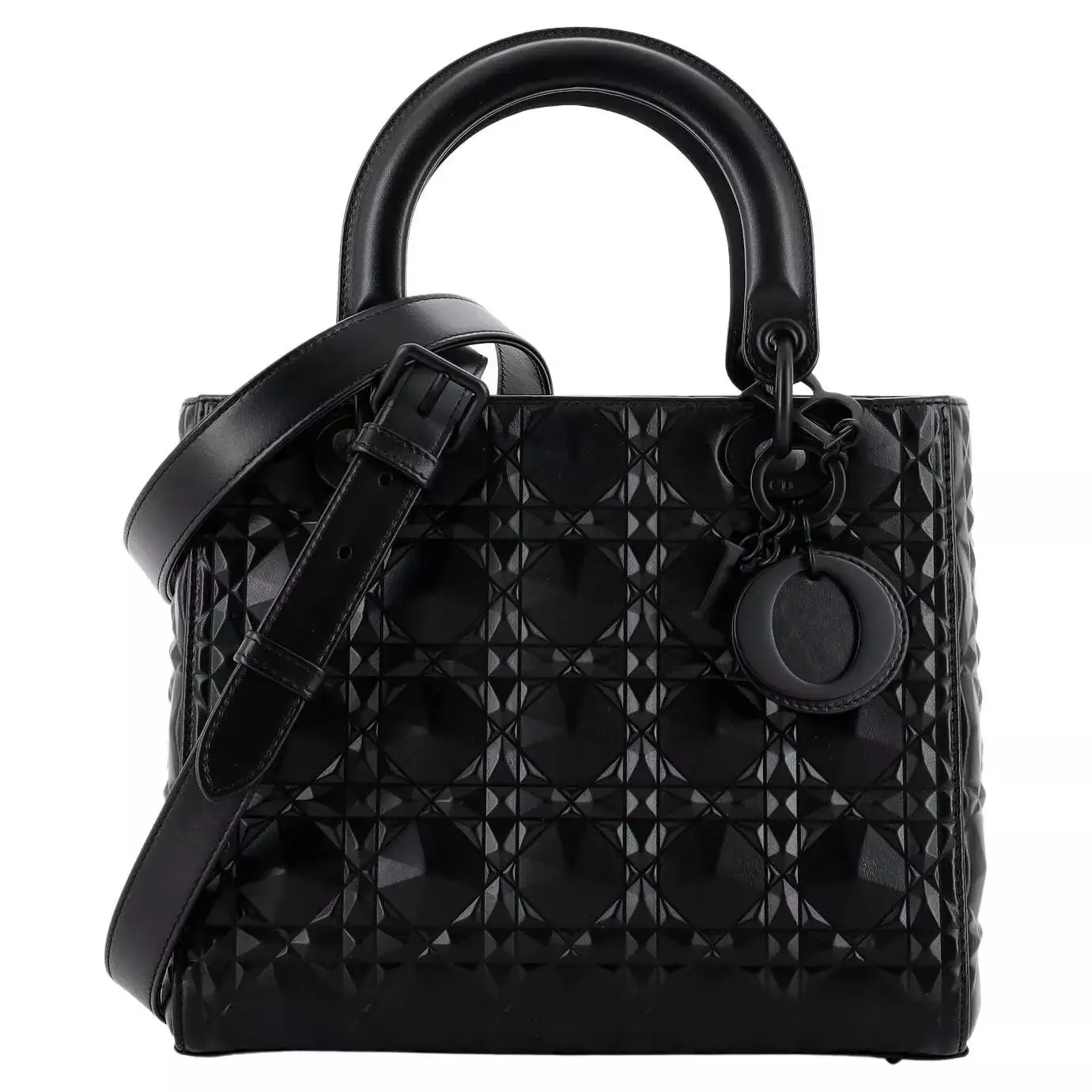 Lady Dior en cuir Noir