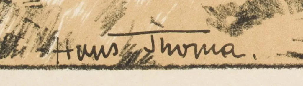 Signature de Hans Thoma