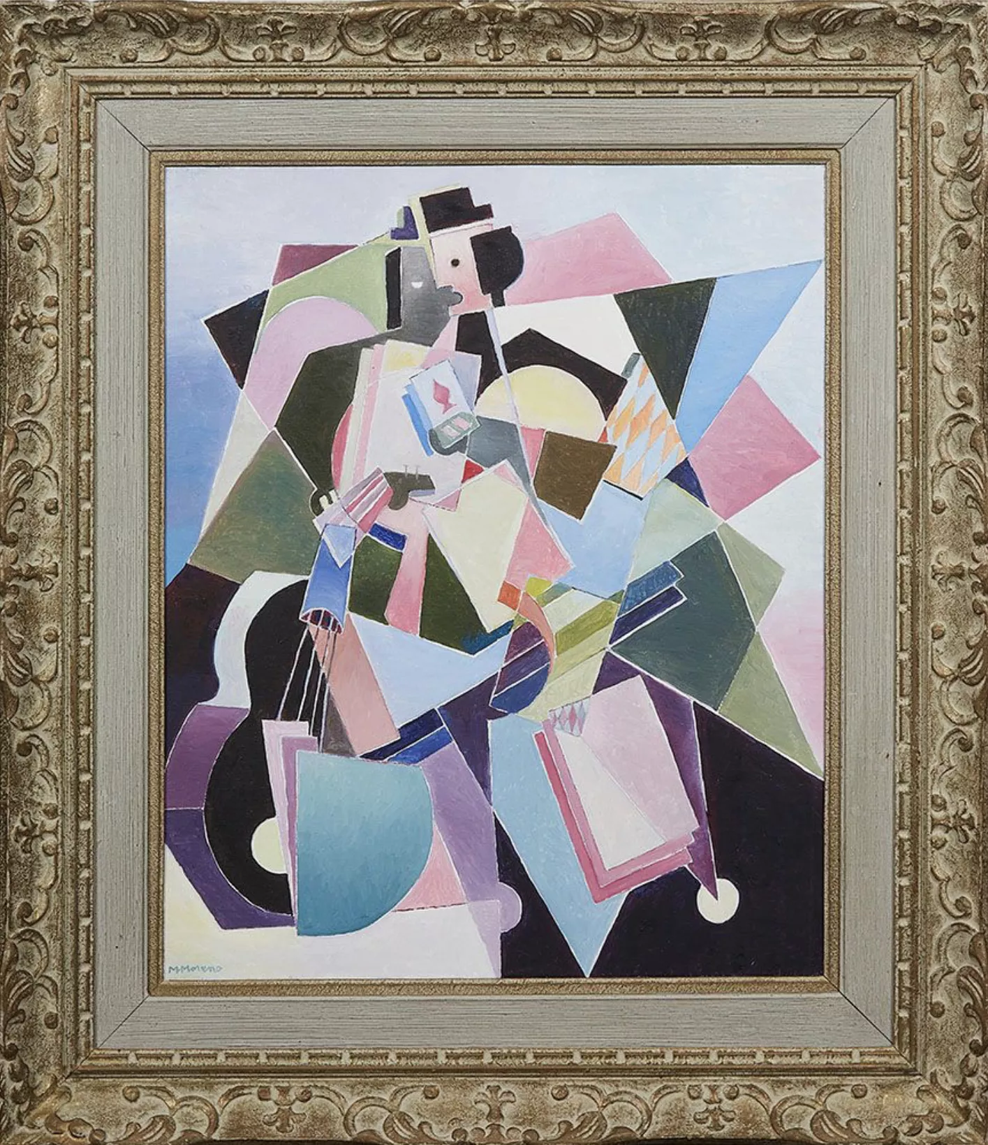 Michel Moreno, huile sur toile