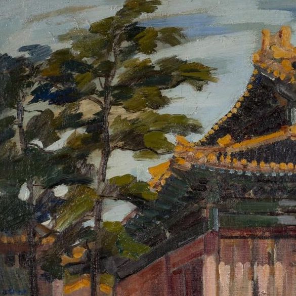 Zeng Yilu, huile sur toile