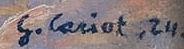 Signature de Gustave Cariot