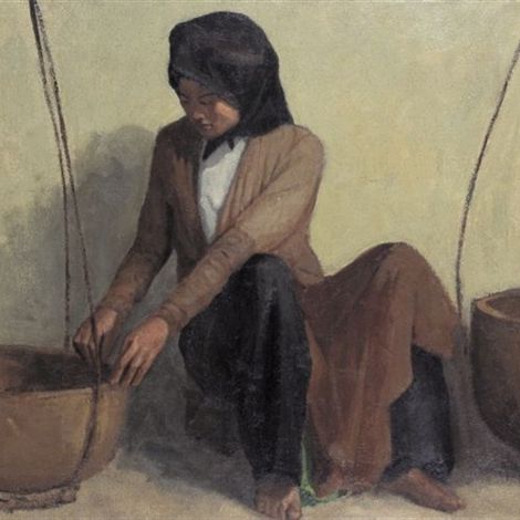 Thang Tran Phenh, encre sur soie