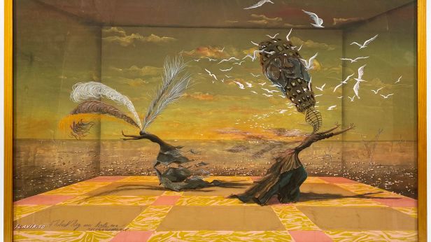 Slavik Gouache Sur Papier