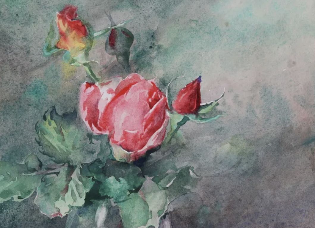 Blanche Odin, aquarelle