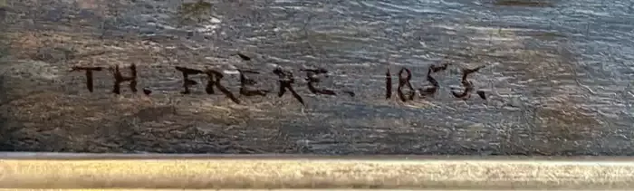 Signature de Charles Th&eacute;odore Fr&egrave;re