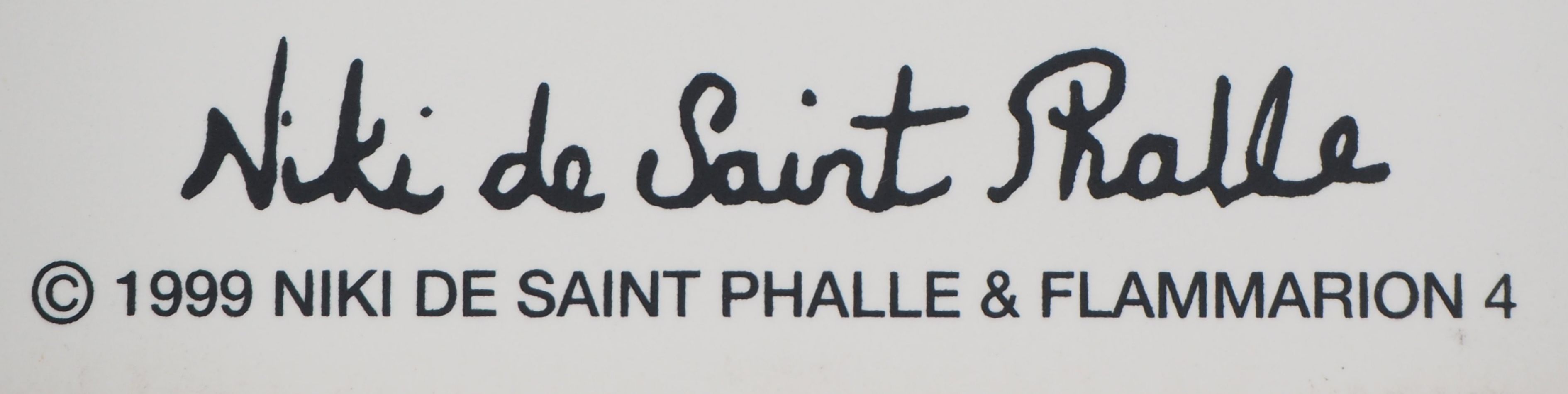 Signature de Niki de Saint Phalle