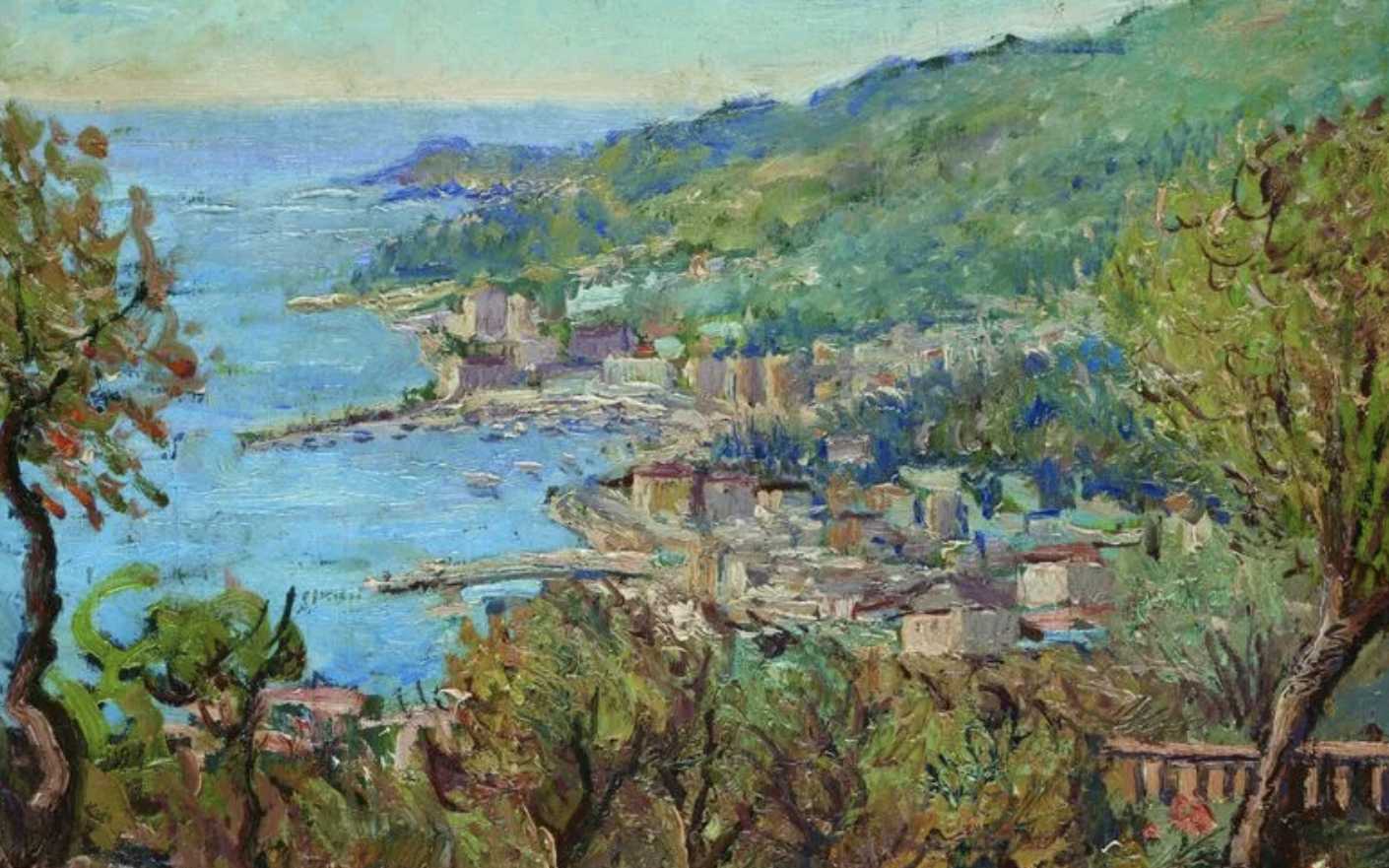 Jacques Gautherin, huile sur carton