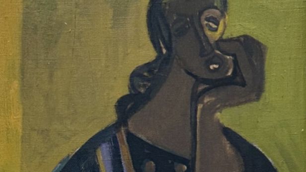 Georges DAYEZ (1907-1991) La lettre Huile sur toile