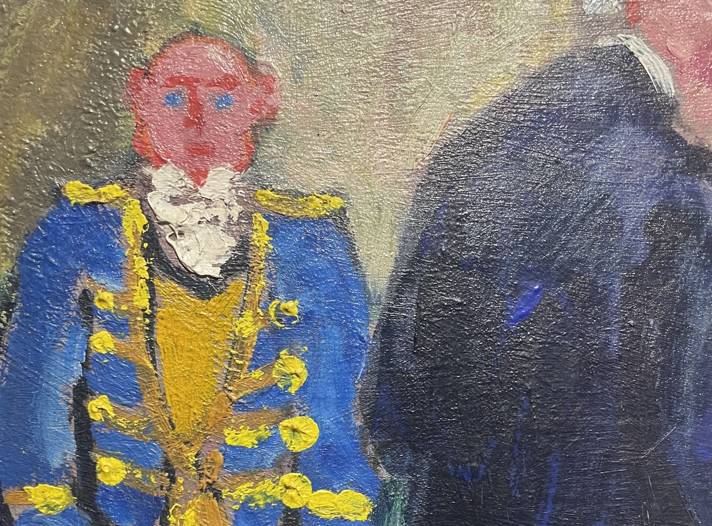 Van Dongen, huile sur toile, détail