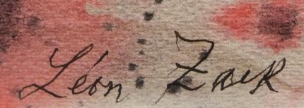 Signature de Léon Zack
