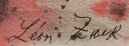Signature de Léon Zack