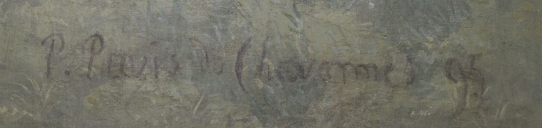 Signature de Puvis de Chavannes