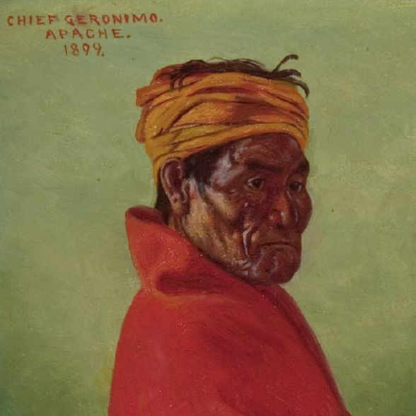 Burbank, huile sur toile, chef Geromino