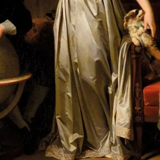 Marguerite Gérard, huile sur toile