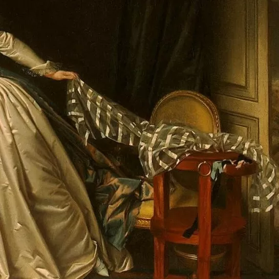 Marguerite G&eacute;rard, huile sur toile