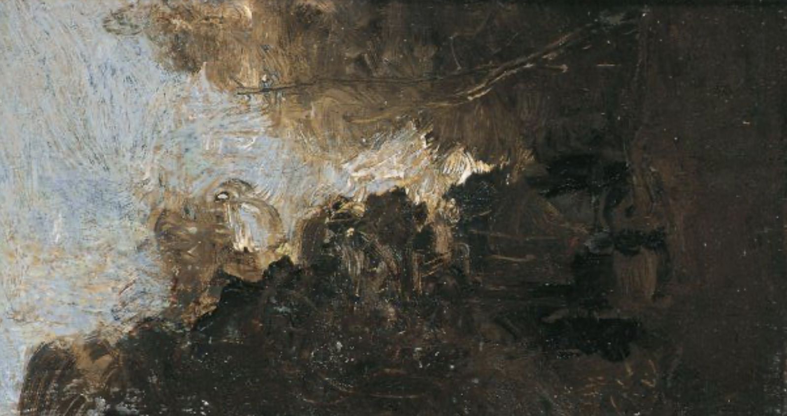 Corot, huile sur panneau