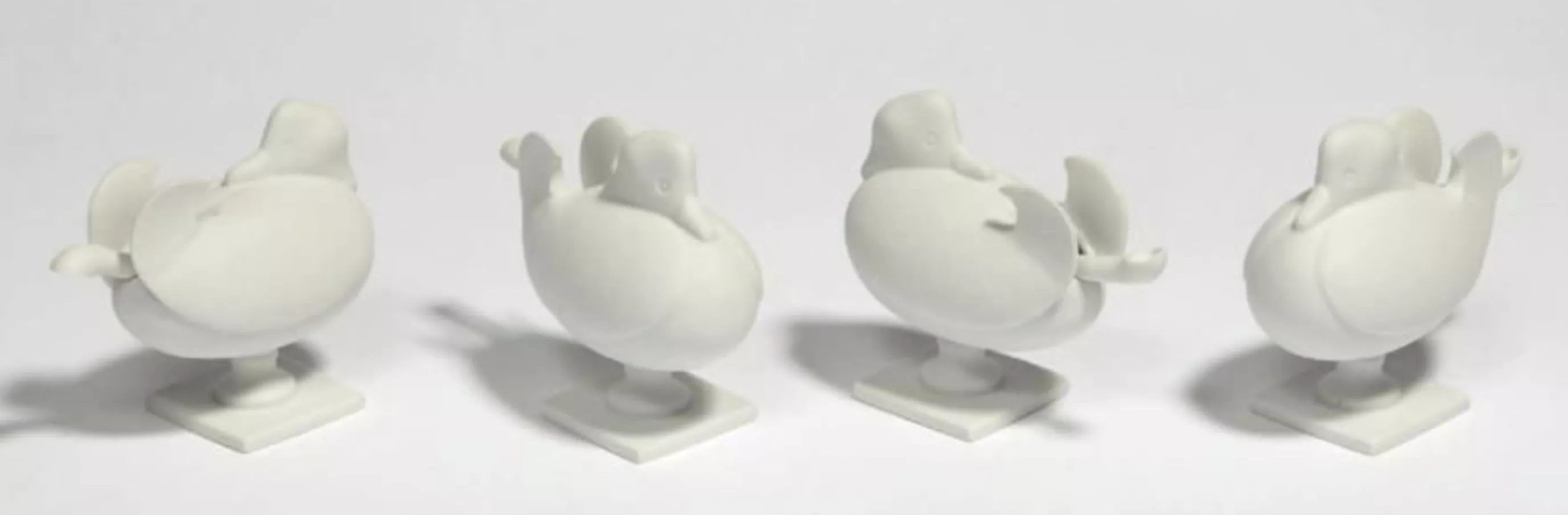 Fran&ccedil;ois-Xavier Lalanne, sali&egrave;res en porcelaine
