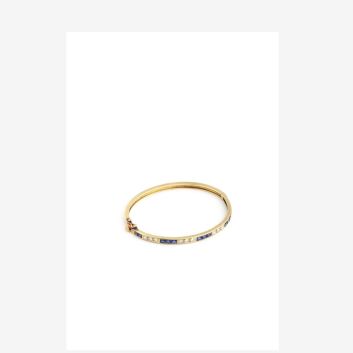 CARTIER, Bracelet jonc ouvrant en or 18K (750 e)