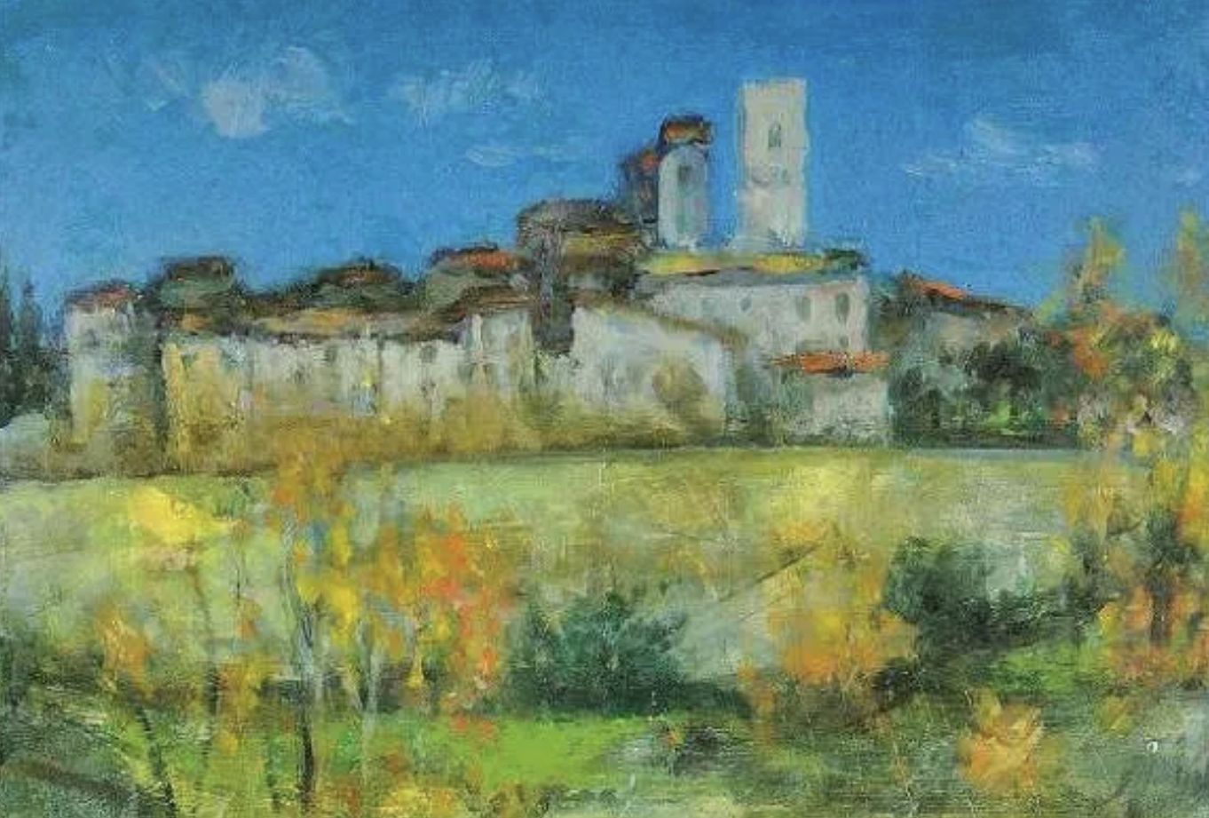 Cao Dam VU, Saint-Paul de Vence, huile sur toile