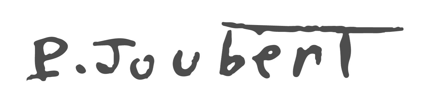 Signature de Pierre Joubert