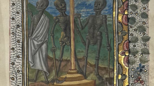 Livre d'Heures selon l'usage de Limoges, en latin, manuscrit enluminé sur parchemin. Ouest de la France, fin du XVe siècle