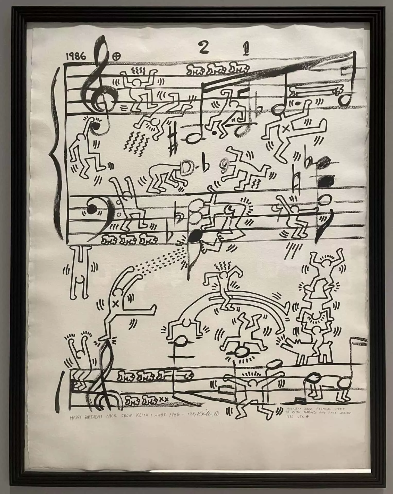 Haring, dessin